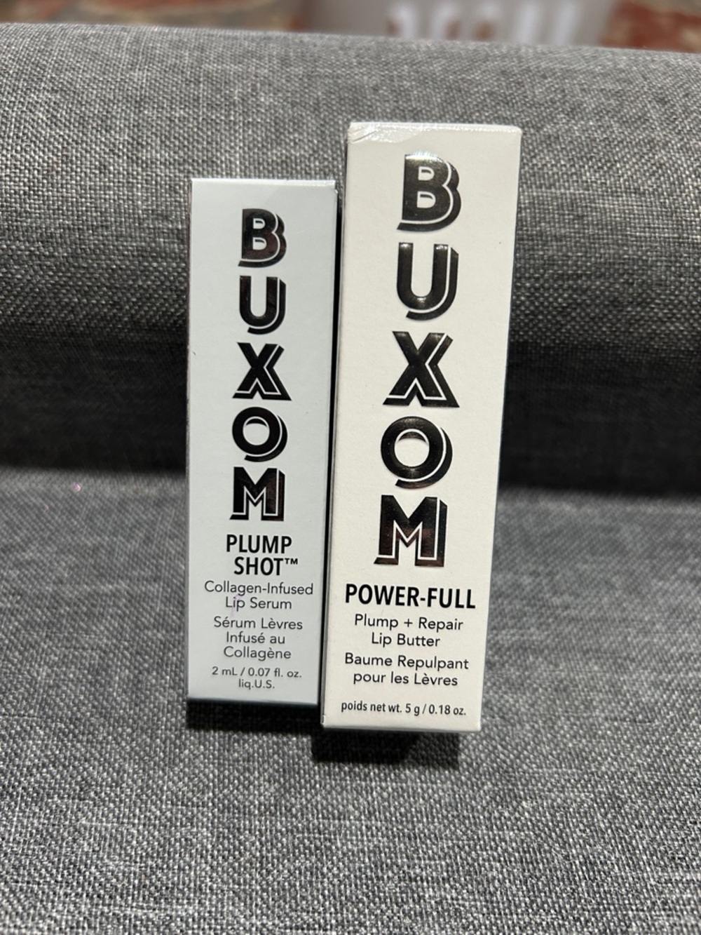 Buxom White Lip Duo - Plump Shot Serum & Power-Full Lip Butter